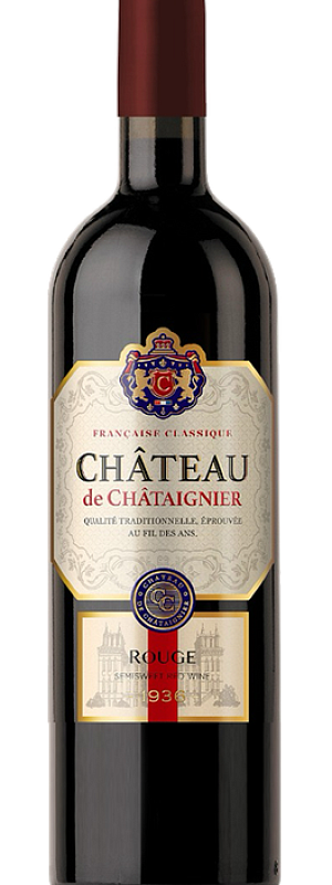 Вино полусладкое красное «ШАТО ДЭ ШАТАНЬЕ»